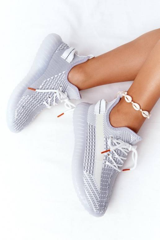 Women's Sports Shoes On A Rubber Sole Grey Freestyler Women's Sports Shoes On A Rubber Sole Grey Freestyler