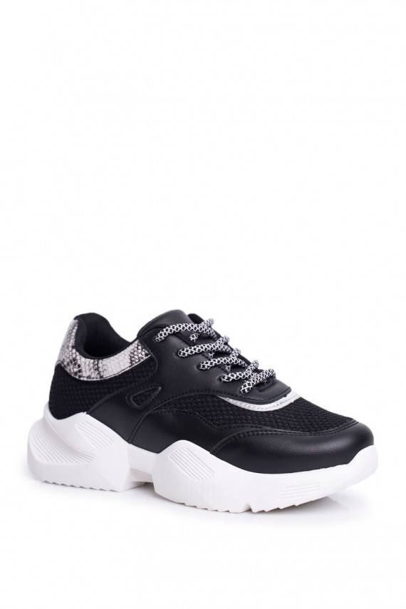 Women s Sport Shoes Snake Black Giselle