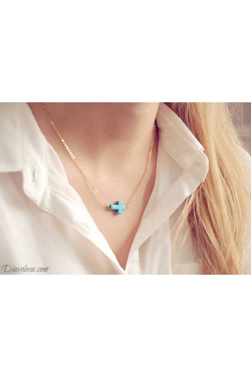 Kaklo papuošalas aukso spalvos