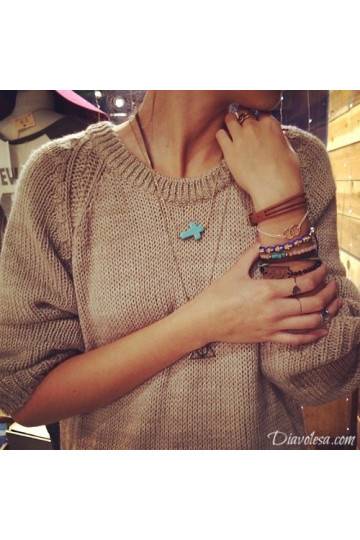 Kaklo papuošalas aukso spalvos