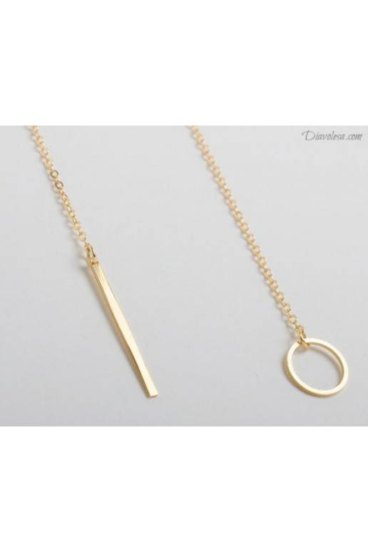 Kaklo papuošalas aukso spalvos Diavolesa - 3