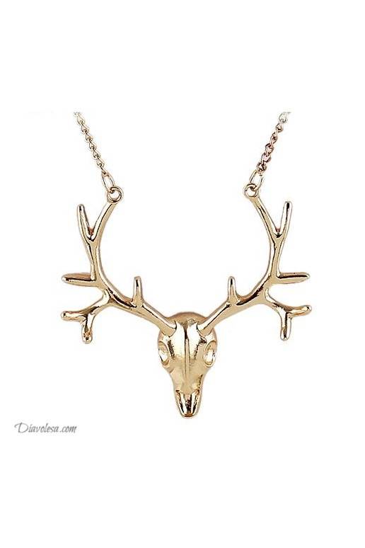 Kaklo papuošalas aukso spalvos  - 2