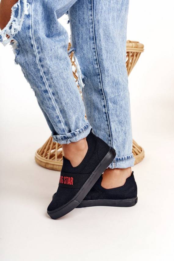 Women's Slip-on Sneakers Big Star FF274221 Black