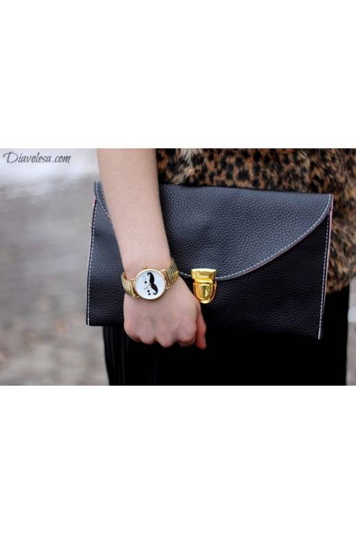 Laikrodis su odine rankena Diavolesa - 3 Laikrodis su odine rankena Diavolesa - 3