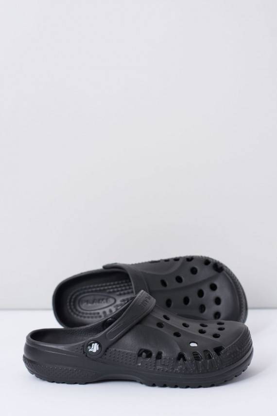 Women's Slides Crocs Black Foam EVA