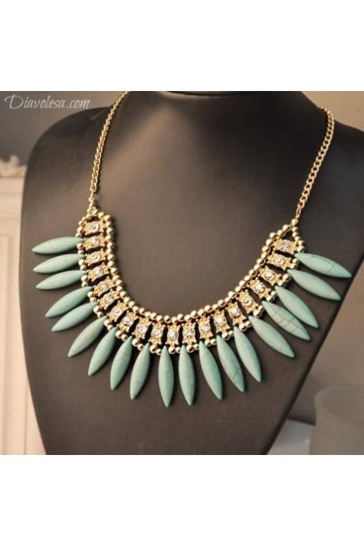 Necklace "Aztec Prophet Turquoise" Limited