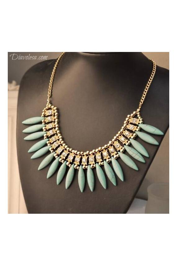 Necklace "Aztec Prophet Turquoise" Limited