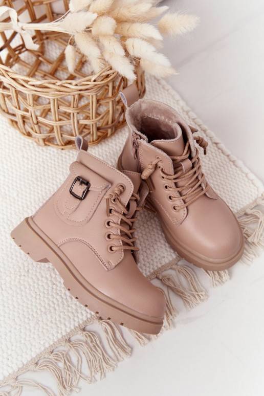 Children's Boots With Pocket Beige TikTok Children's Boots With Pocket Beige TikTok
