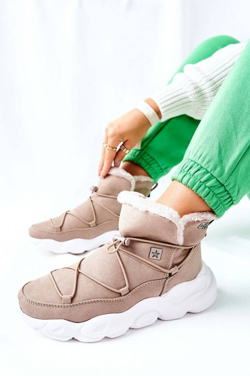 Snow Boots Big Star Beige II274263 Snow Boots Big Star Beige II274263