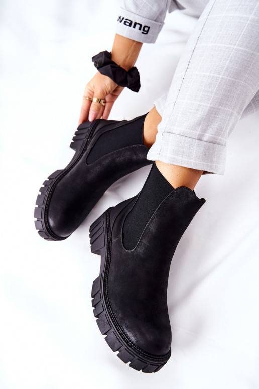 Warm-up Worker Boots Sergio Leone TR761 Black