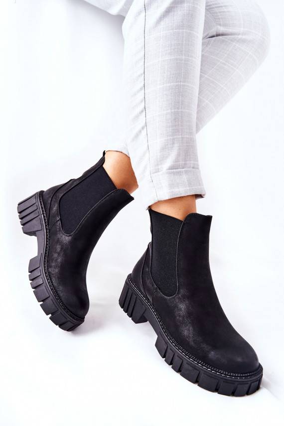 Warm-up Worker Boots Sergio Leone TR761 Black