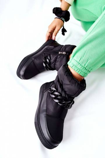 Women's Snow Boots Black Khariche 2