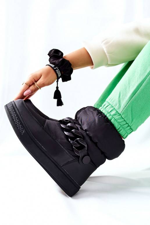 Women's Snow Boots Black Khariche Women's Snow Boots Black Khariche