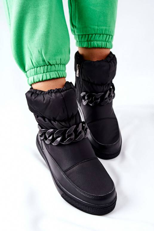 Women's Snow Boots Black Khariche Women's Snow Boots Black Khariche