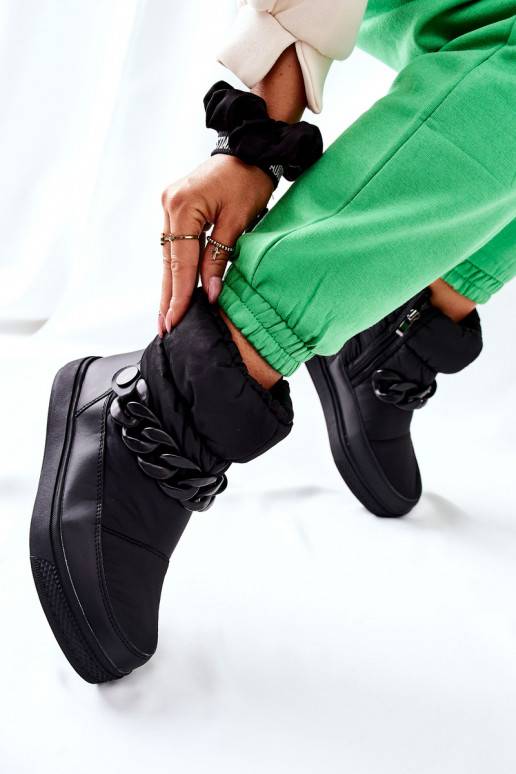 Women's Snow Boots Black Khariche Women's Snow Boots Black Khariche