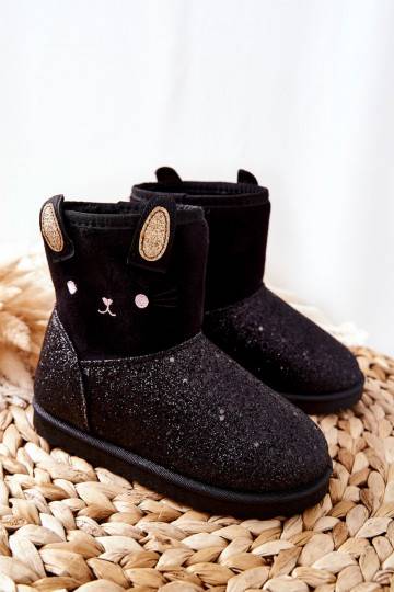 Children's Boots Warm Snowboots Black Coreris 2