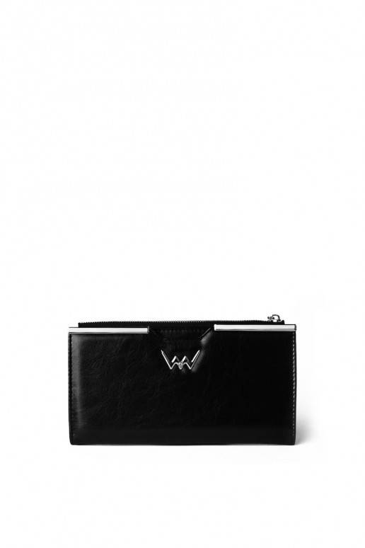 Large Wallet with Clasp Black Nadine