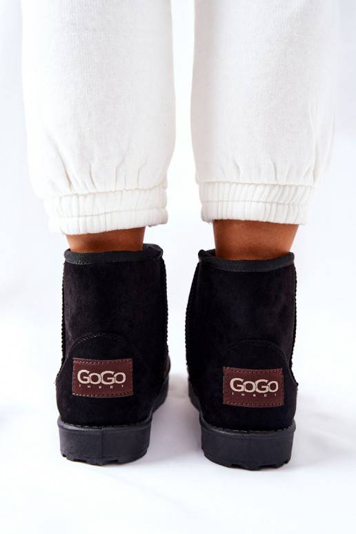 Snow Boots Fleece-lined Black Vicandi Snow Boots Fleece-lined Black Vicandi