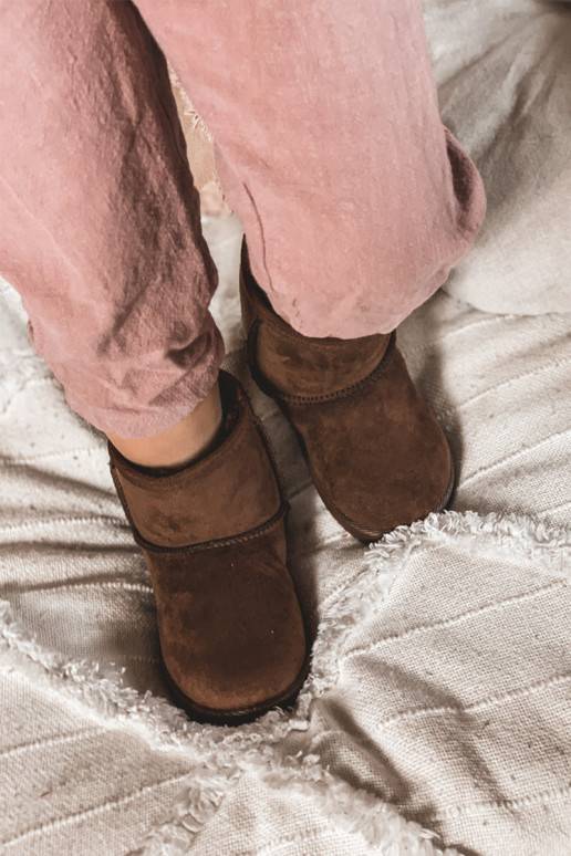 Children's Insulated Snow Boots Brown Gooby Children's Insulated Snow Boots Brown Gooby