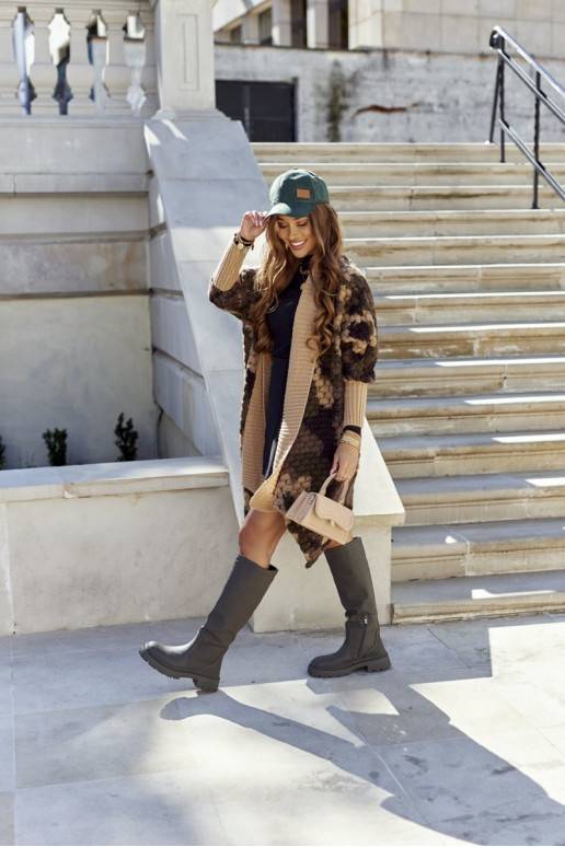 Women's High Black Boots Khaki Whats Going On Women's High Black Boots Khaki Whats Going On