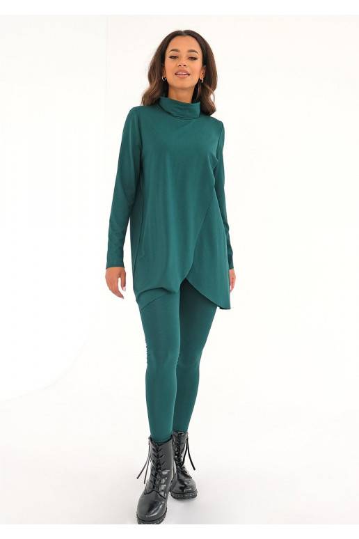 Green rayon overblouse Green rayon overblouse