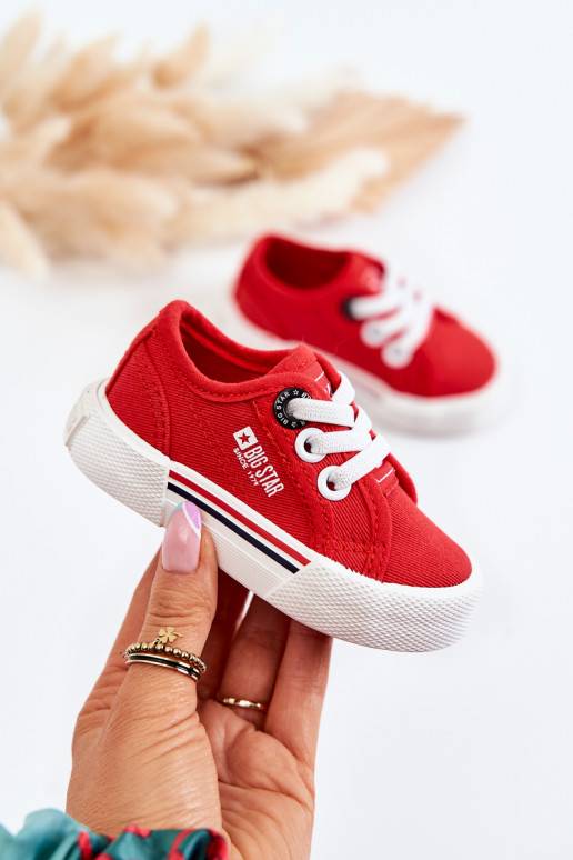 Children's Low Sneakers Big Star JJ374162 Red