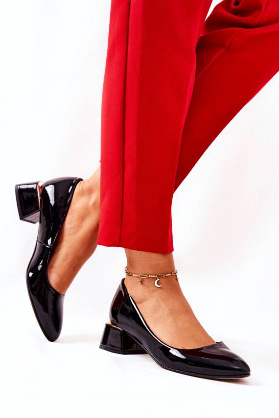 Patent leather pumps Lewski 3118 Black 