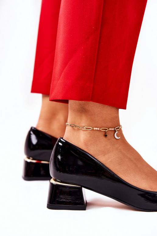 Patent leather pumps Lewski 3118 Black 