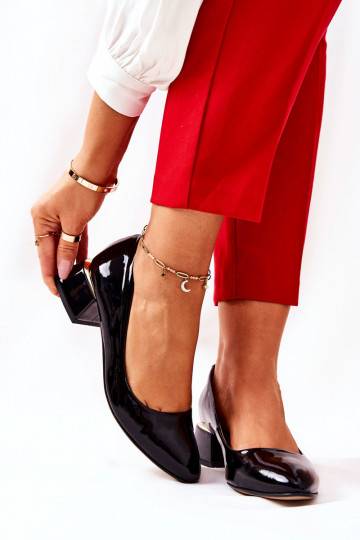 Patent leather pumps Lewski 3118 Black