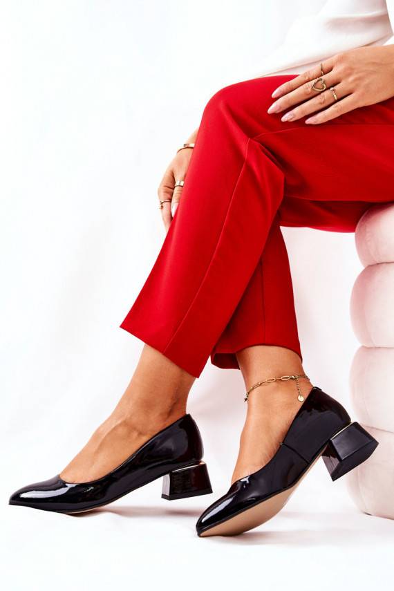 Patent leather pumps Lewski 3118 Black 