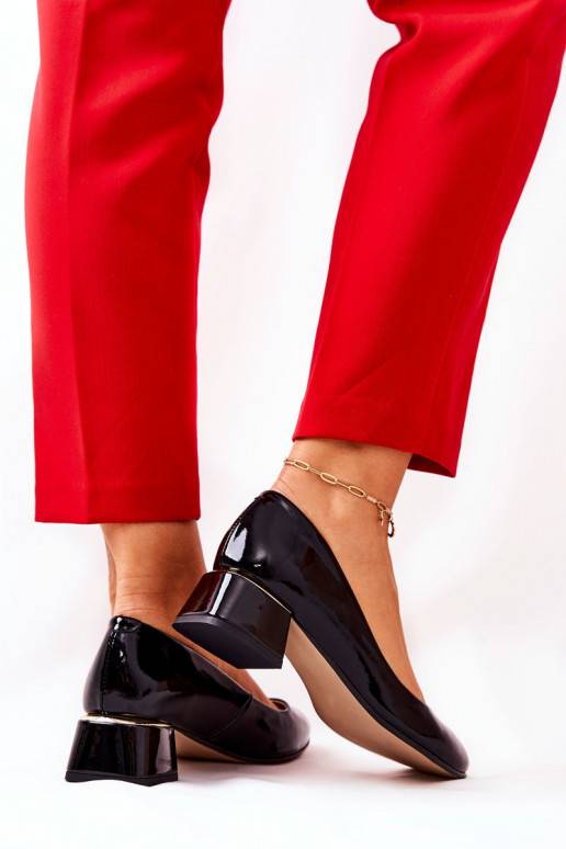 Patent leather pumps Lewski 3118 Black 
