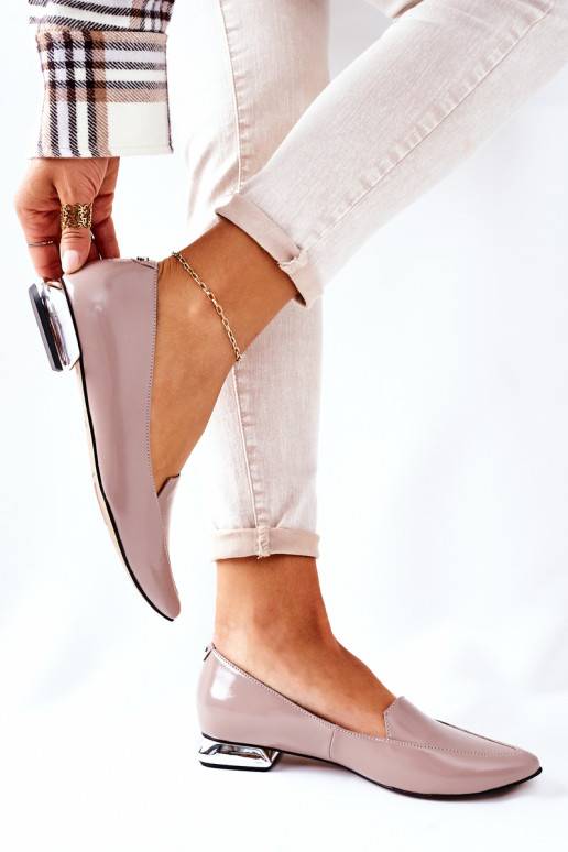 Loafers On Silver Heels Laura Messi 2013 Cappuccino Loafers On Silver Heels Laura Messi 2013 Cappuccino