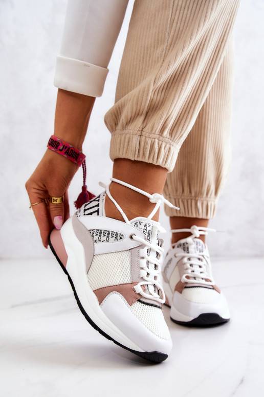 Sport Shoes Sneakers On Wedge White Lorey
