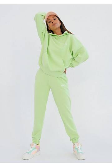 Pure - lime green loose fit sweatpants 2