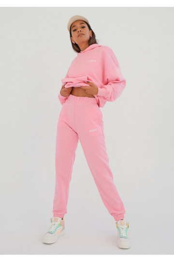 Pure - candy pink loose fit sweatpants 2
