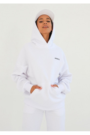 Pure - white hoodie 2