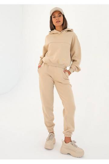 Loose - sand beige loose fit sweatpants 2