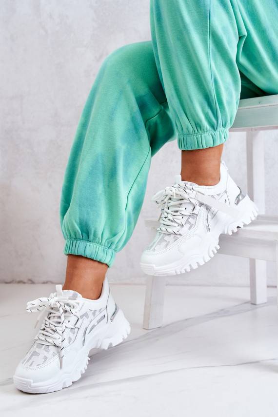 Sneakers On A Massive Sole White Your Style