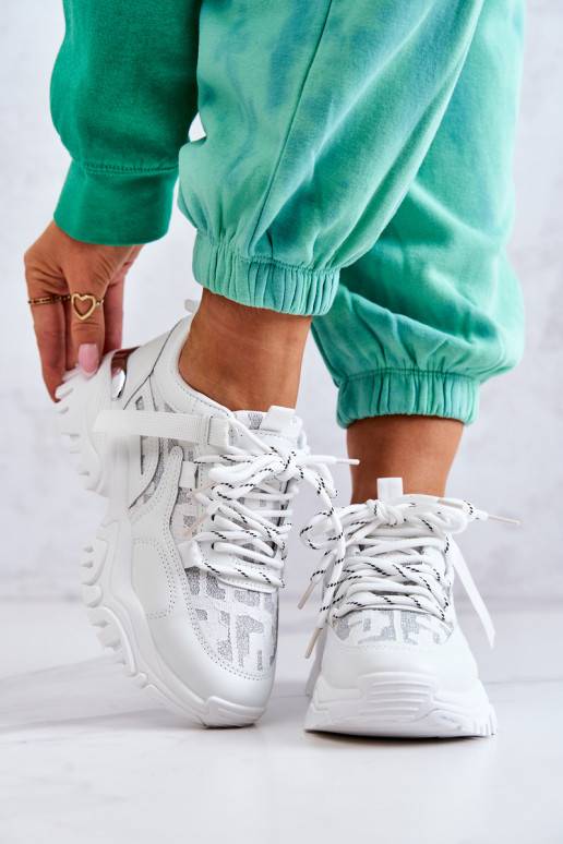 Sneakers On A Massive Sole White Your Style