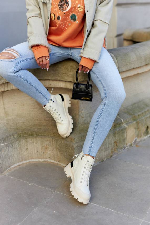 Women's Boots Light beige Larina