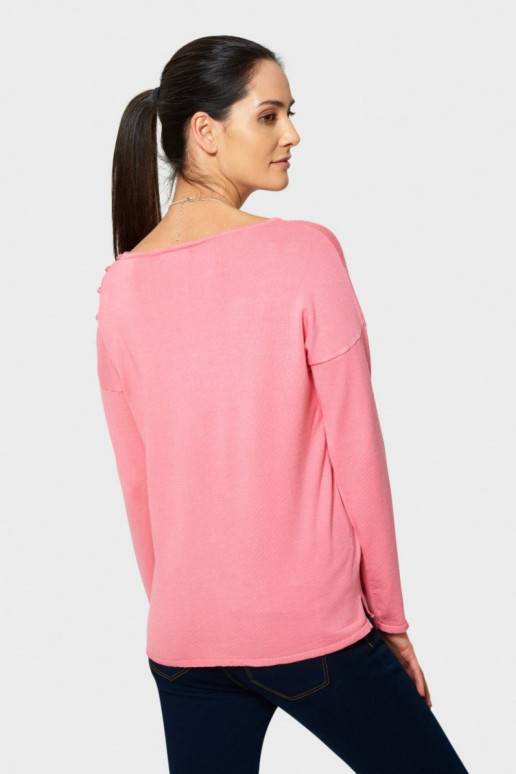 rausvas-megztinis-su-dekoruotomis-ran...