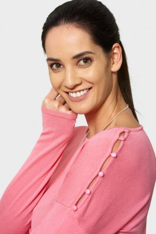 rausvas-megztinis-su-dekoruotomis-ran...