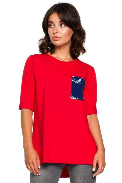 Raudonos spalvos palaidinė su...