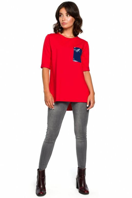 Raudonos spalvos palaidinė su...