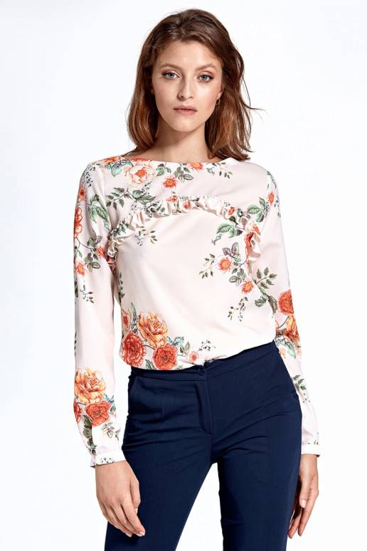 Gėlėta palaidinė iš Colett