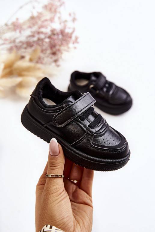 Children's Low Sport Shoes Black Frillo