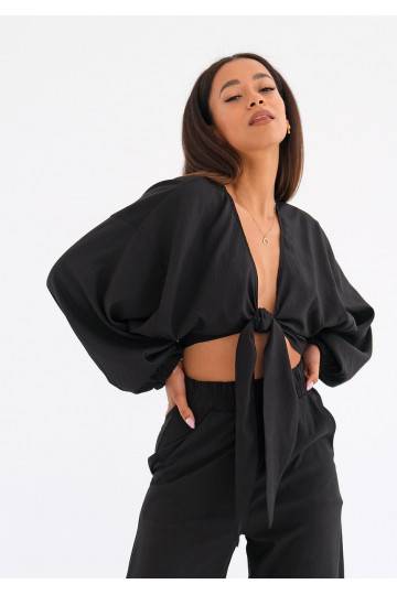 Kamari - Black tied top 2