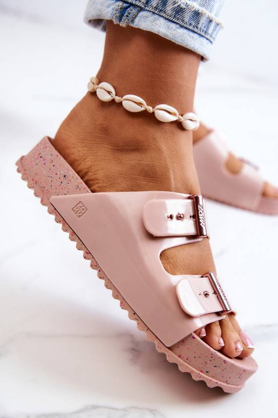 Fashionable Fragrant ZAXY JJ285083 Slippers Light pink