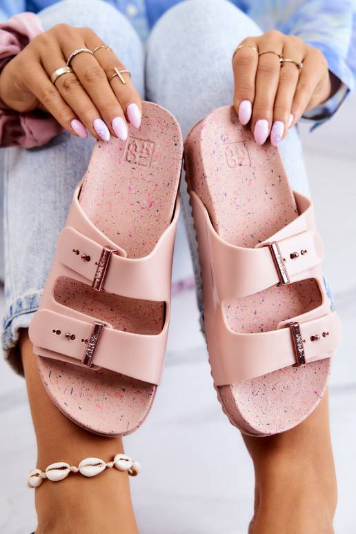 Fashionable Fragrant ZAXY JJ285083 Slippers Light pink