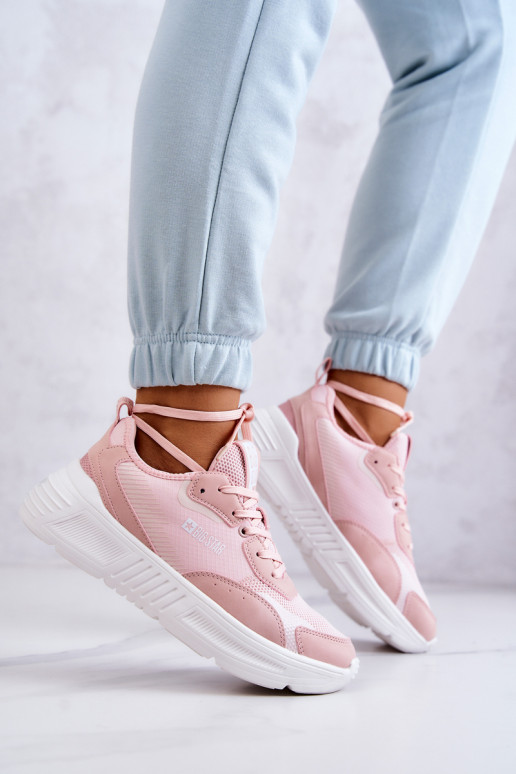 Fashionable Sneakers Sport Shoes Big Star JJ274595 Pink Fashionable Sneakers Sport Shoes Big Star JJ274595 Pink